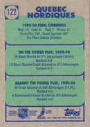 1990 Topps Quebec Nordiques