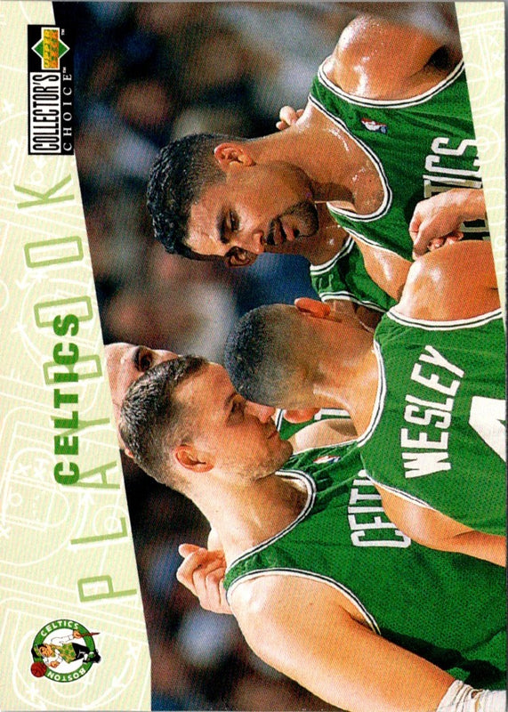 1996 Collector's Choice Dino Radja/Rick Fox/David Wesley #368