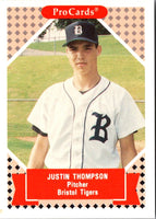 1991 ProCards Tomorrow's Heroes Justin Thompson #71