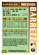 1996 Topps Michael Barrett