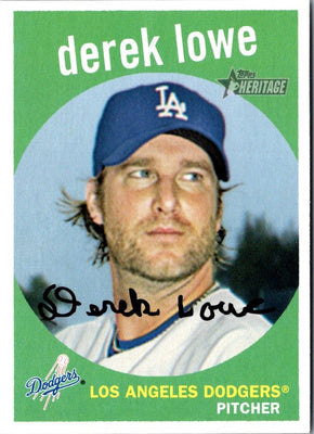 2008 Topps Heritage Derek Lowe #32