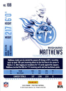 2016 Panini Prestige Rishard Matthews