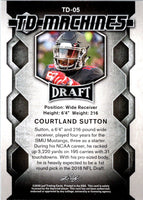 2018 Leaf Draft TD Machines Courtland Sutton #TD-05
