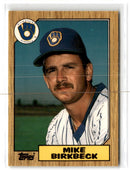 1987 Topps Tiffany Mike Birkbeck