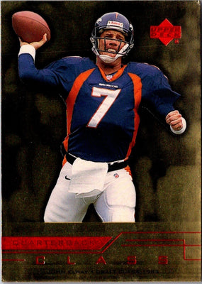1999 Upper Deck Quarterback Class John Elway #QC7