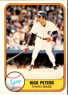 1981 Fleer Rick Peters #470 Rookie