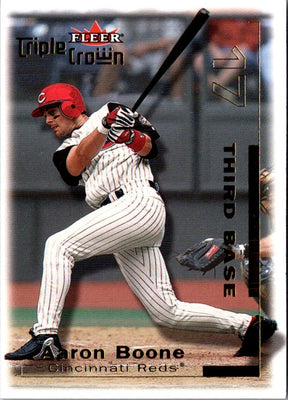2001 Fleer Triple Crown Aaron Boone #175