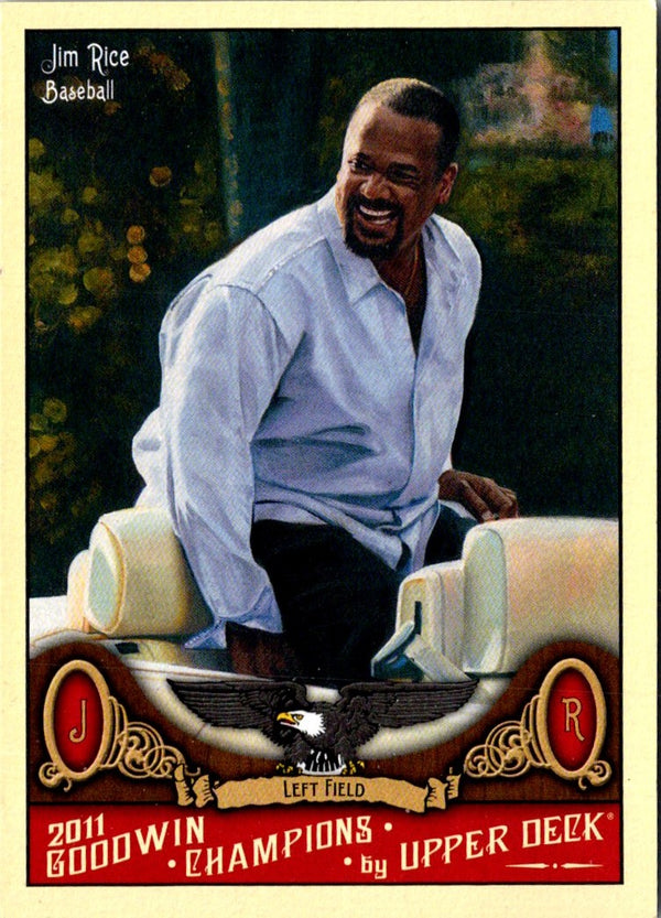 2012 Playoff Prime Cuts Signature Combos Jim Rice/Rickey Henderson #2