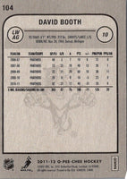 2011 O-Pee-Chee David Booth #104