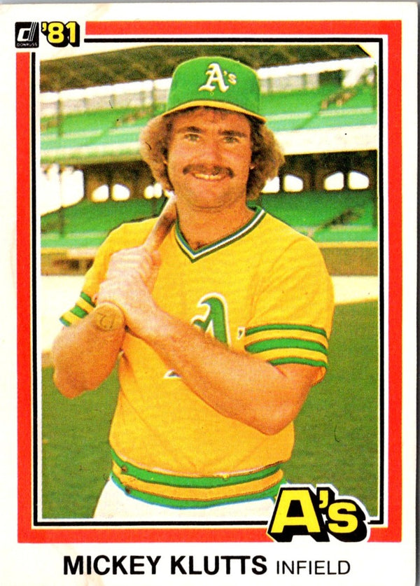 1981 Donruss Mickey Klutts #110