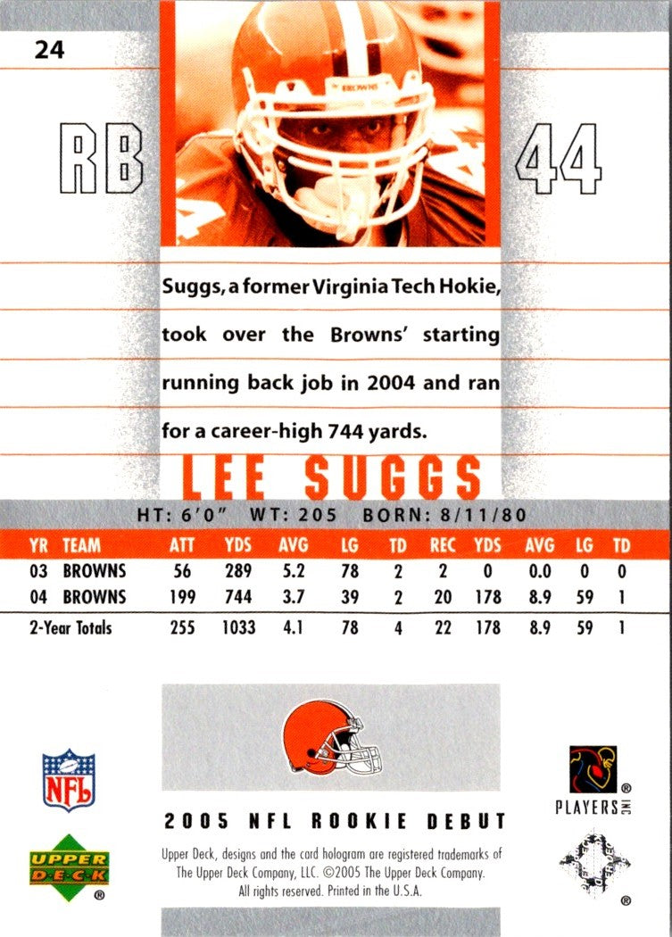 2005 Upper Deck Rookie Debut Lee Suggs