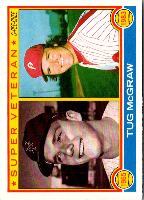 1983 O-Pee-Chee Tug McGraw #187