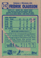 1990 Topps Fredrik Olausson #242