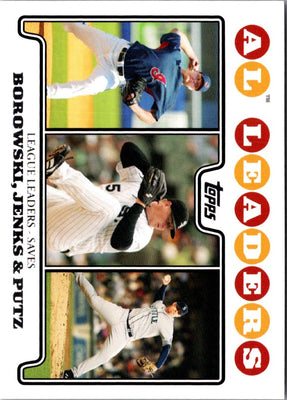 2008 Topps Joe Borowski/Bobby Jenks/J.J. Putz #181