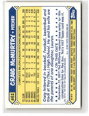 1987 Topps Tiffany Craig McMurtry