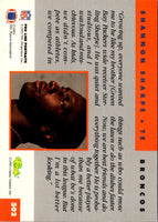 1993 Pro Line Portraits Shannon Sharpe #502