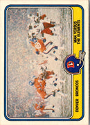 1981 Fleer Team Action Denver Broncos Offense