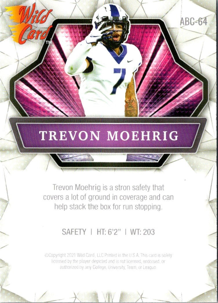 2021 Wild Card Matte Trevon Moehrig