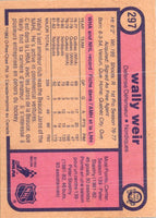 1982 O-Pee-Chee Wally Weir #297