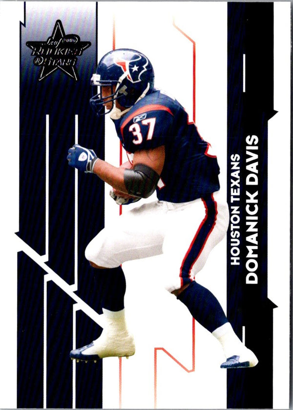 2006 Leaf Rookies & Stars Domanick Davis #45