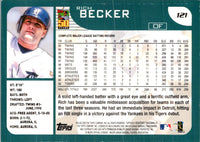2001 Topps Rich Becker #121