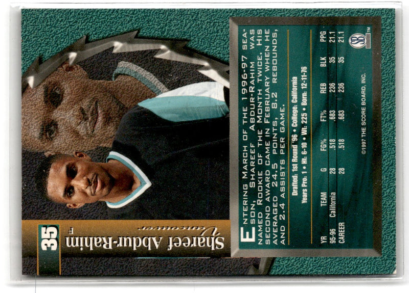 1996 Score Board Shareef Abdur-Rahim