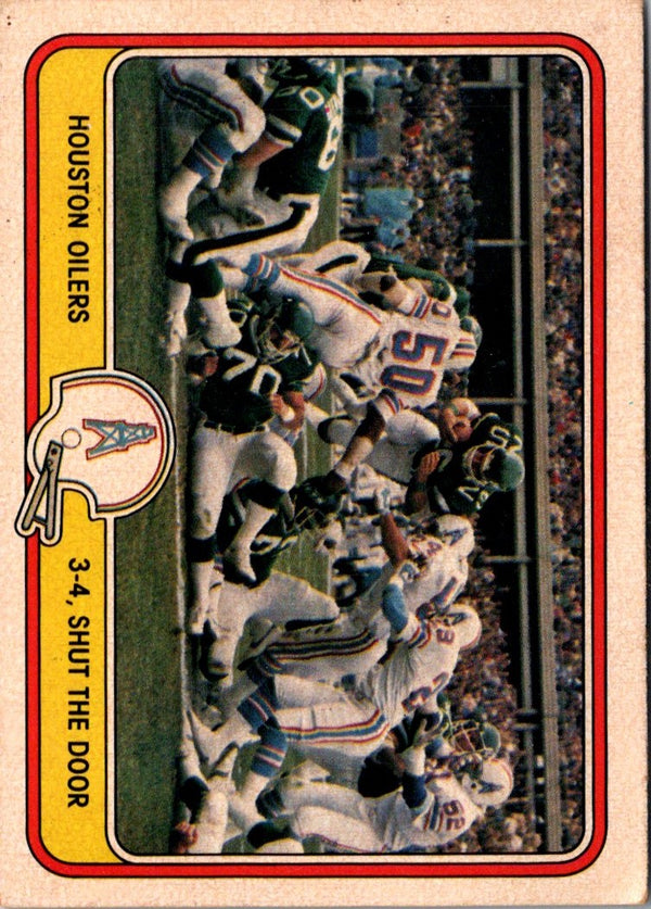 1981 Fleer Team Action Houston Oilers Defense #22