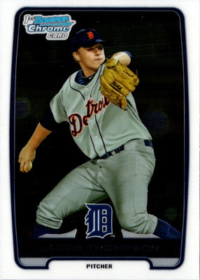 2012 Bowman Draft Picks & Prospects Chrome Jacob Thompson #BDPP38