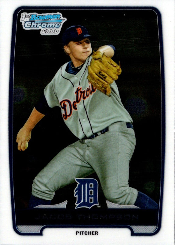 2012 Bowman Draft Picks & Prospects Chrome Jacob Thompson #BDPP38