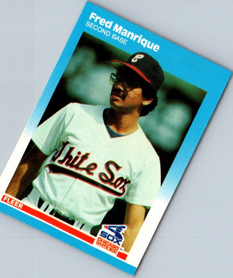 1987 Fleer Update Fred Manrique #U-72