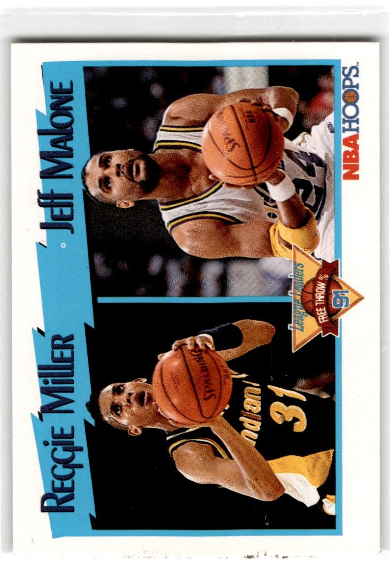 1991 Hoops Reggie Miller/Jeff Malone