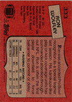 1987 Topps Ron Wolfley #333 Rookie