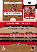 2000 Playoff Contenders Charlie Garner #73