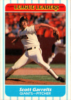 1986 Fleer League Leaders Scott Garrelts #14
