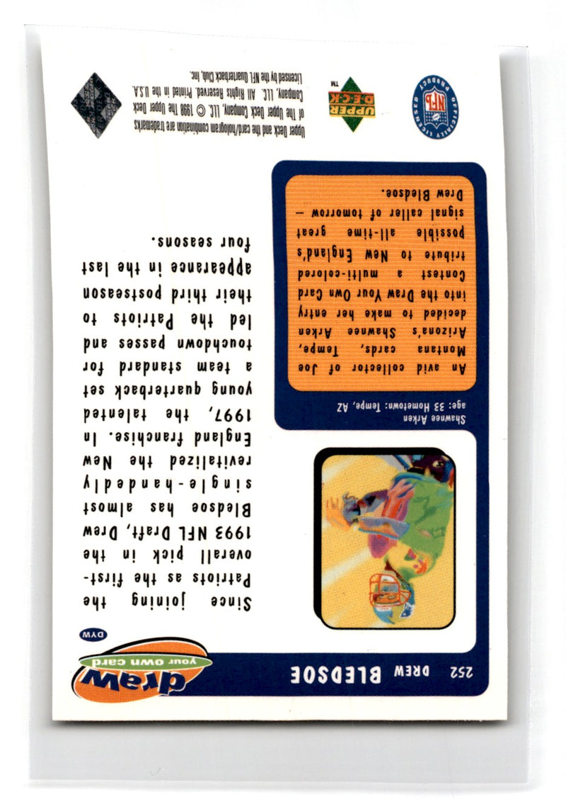 1998 UD Choice Drew Bledsoe