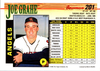 1993 Bowman Joe Grahe #201