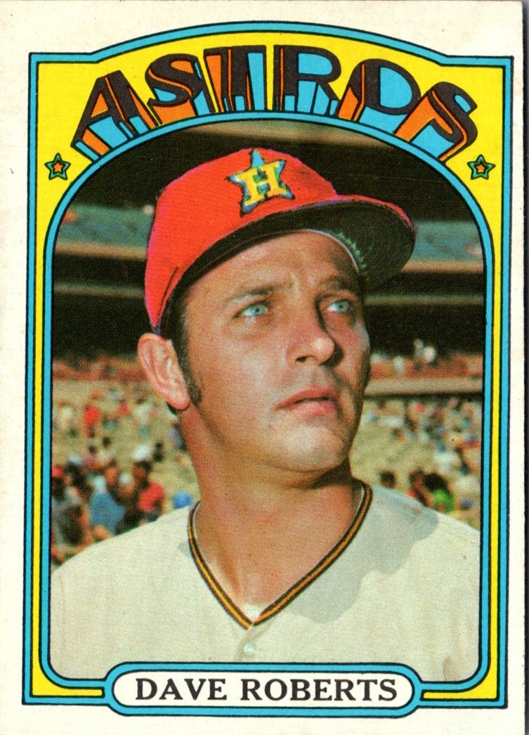 1972 Topps Dave Roberts