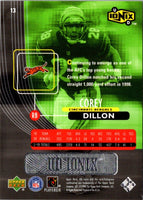 1999 UD Ionix Corey Dillon #13