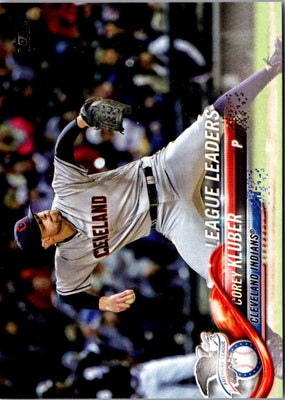 2017 Honus Bonus Fantasy Baseball Career Stats Corey Kluber 58 Wins Corey Kluber #1