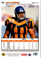 1995 Collector's Choice Player's Club Chris Zorich #155