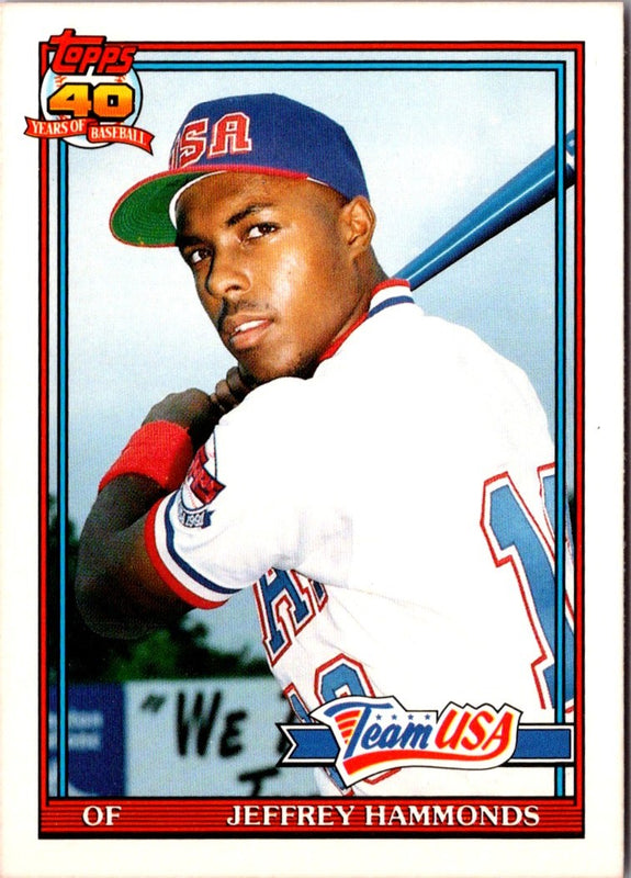 1991 Topps Traded Jeffrey Hammonds #51T Rookie