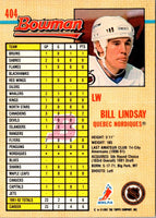 1992 Bowman Bill Lindsay #404 Rookie