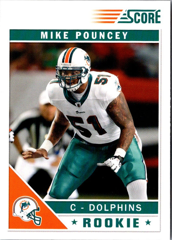 2011 Score Mike Pouncey #363 Rookie