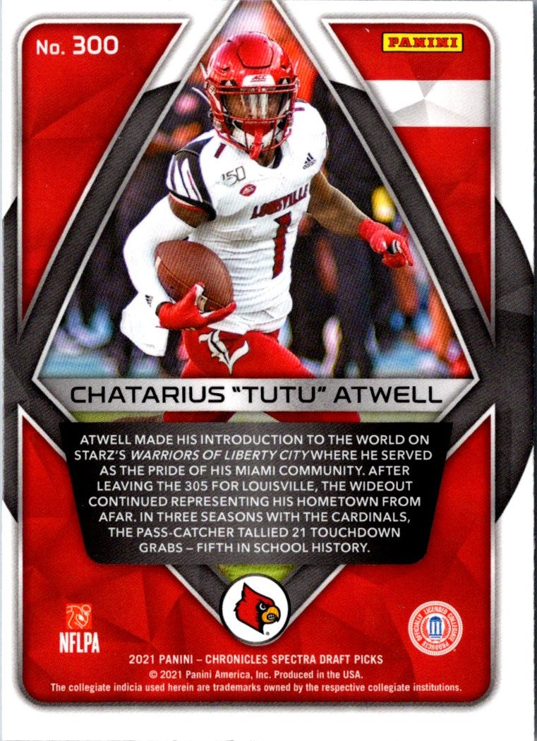 2021 Panini Draft Picks Chatarius Tutu Atwell