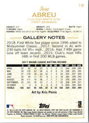 2018 Topps Gallery Jose Abreu