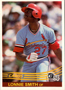 1984 Donruss Lonnie Smith