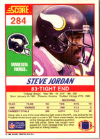 1990 Score Steve Jordan #284