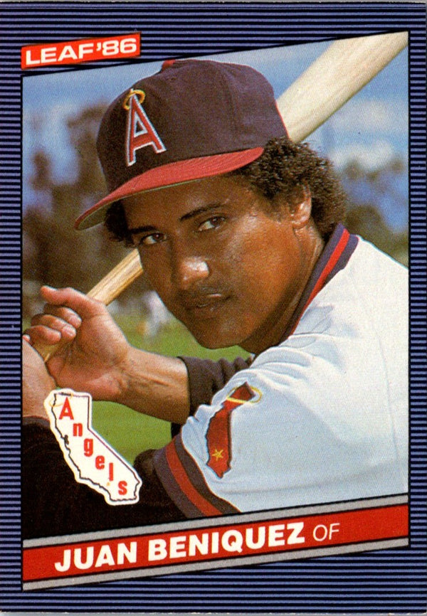 1986 Leaf Juan Beniquez #156