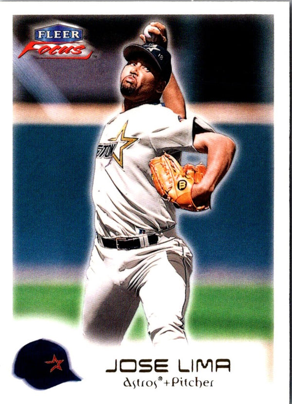 2000 Fleer Focus Jose Lima #48