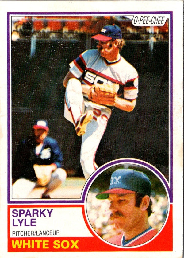 1983 O-Pee-Chee Sparky Lyle #208